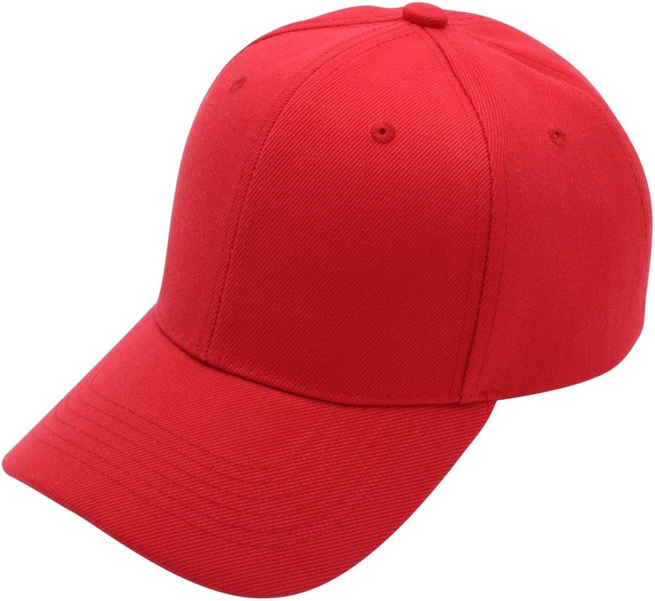 Baseball Cap Men Women - Classic Adjustable Plain Hat