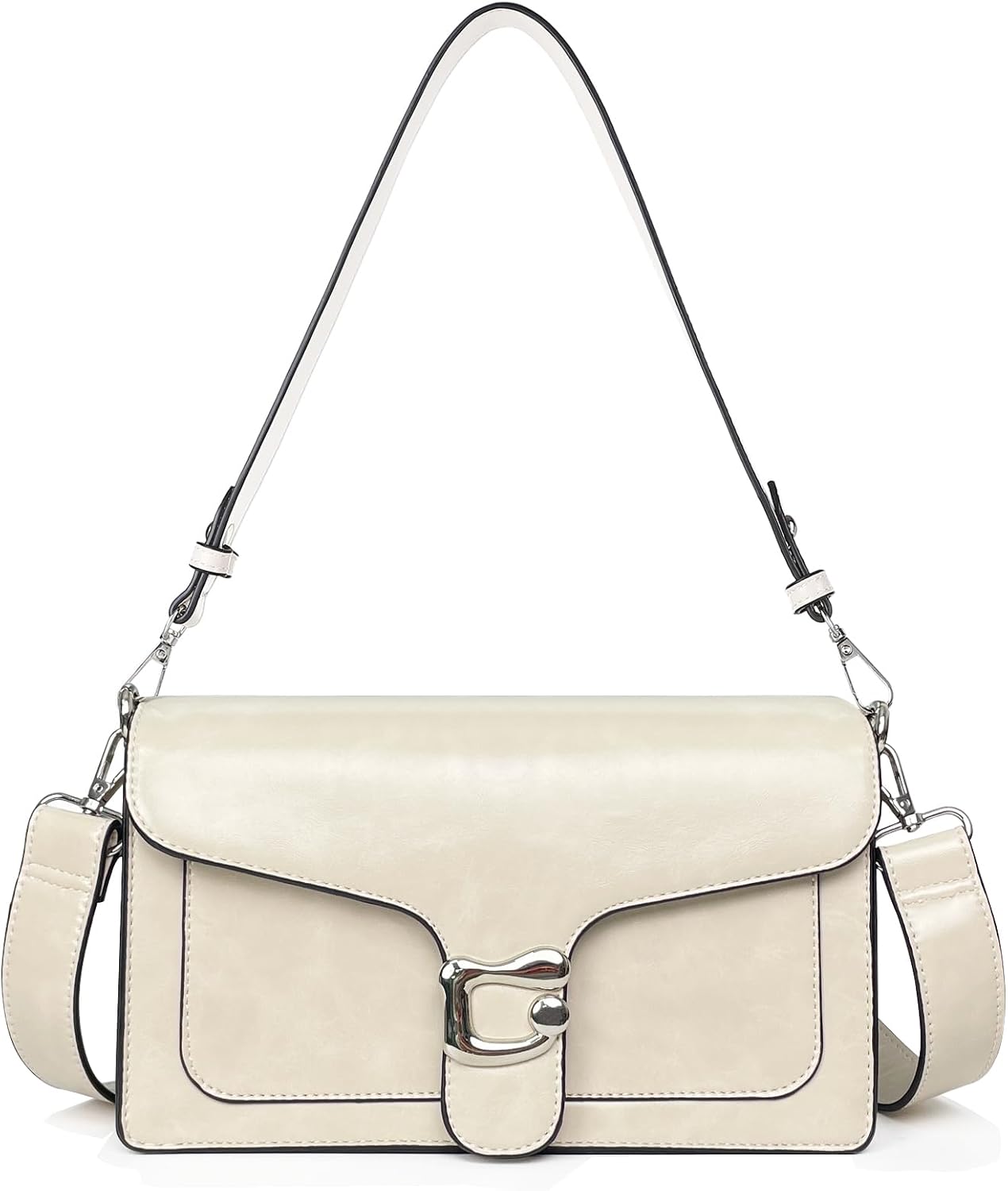 Crossbody Bags for Women Trendy - Small  Bag Leather Handbags Evening Clutch with 2 Straps