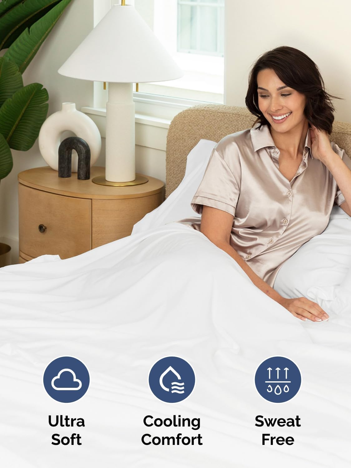 Extra Deep King Sheet Set - 6 count Breathable and Cooling Sheets Easy，Extra Deep Pockets