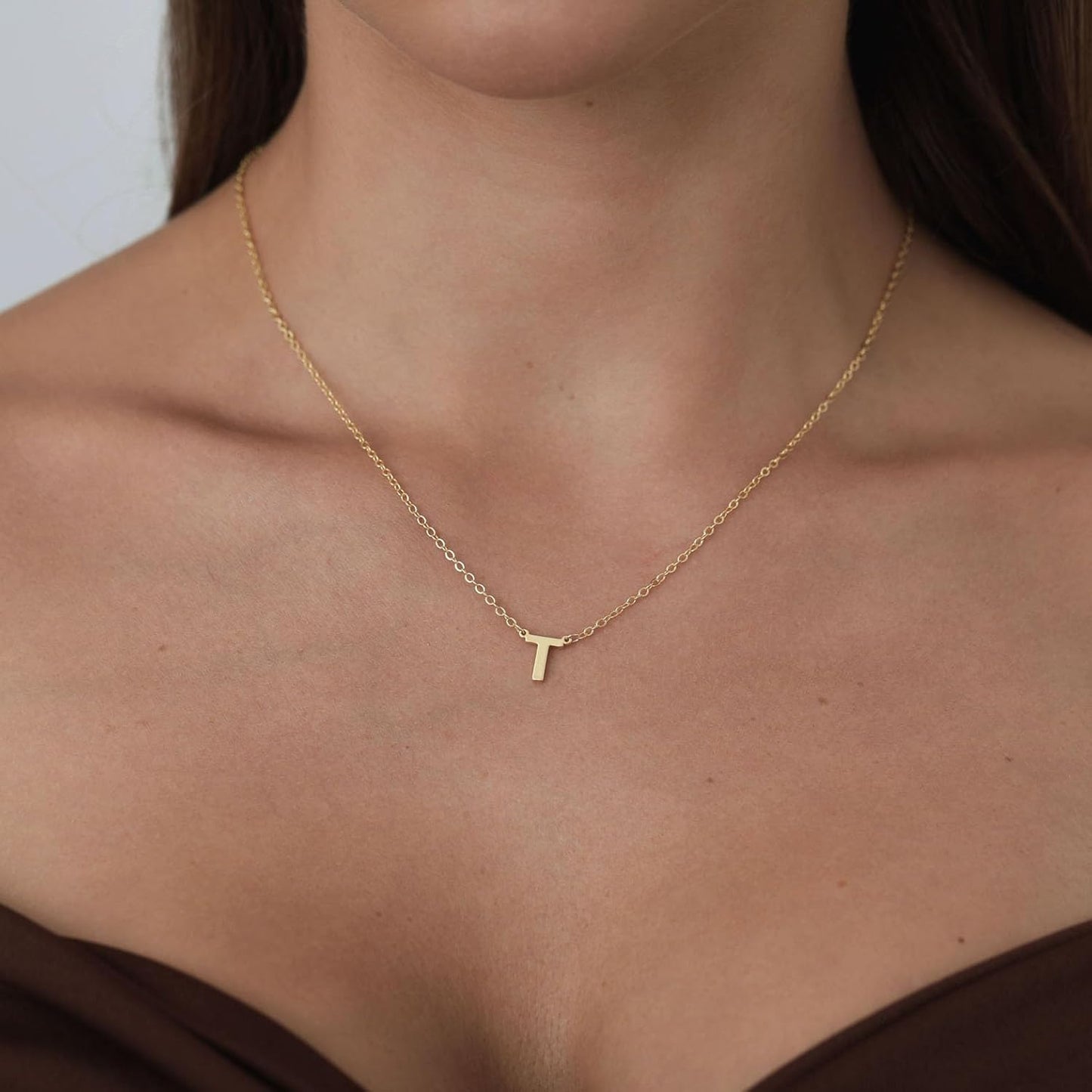 Delicate Heart Pendant Necklace, 14K Gold Plated Dainty Chain, Gift for Women