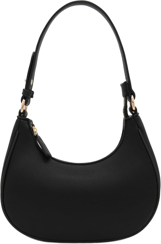 Women's Small Crescent Shoulder Bag Underarm Purse