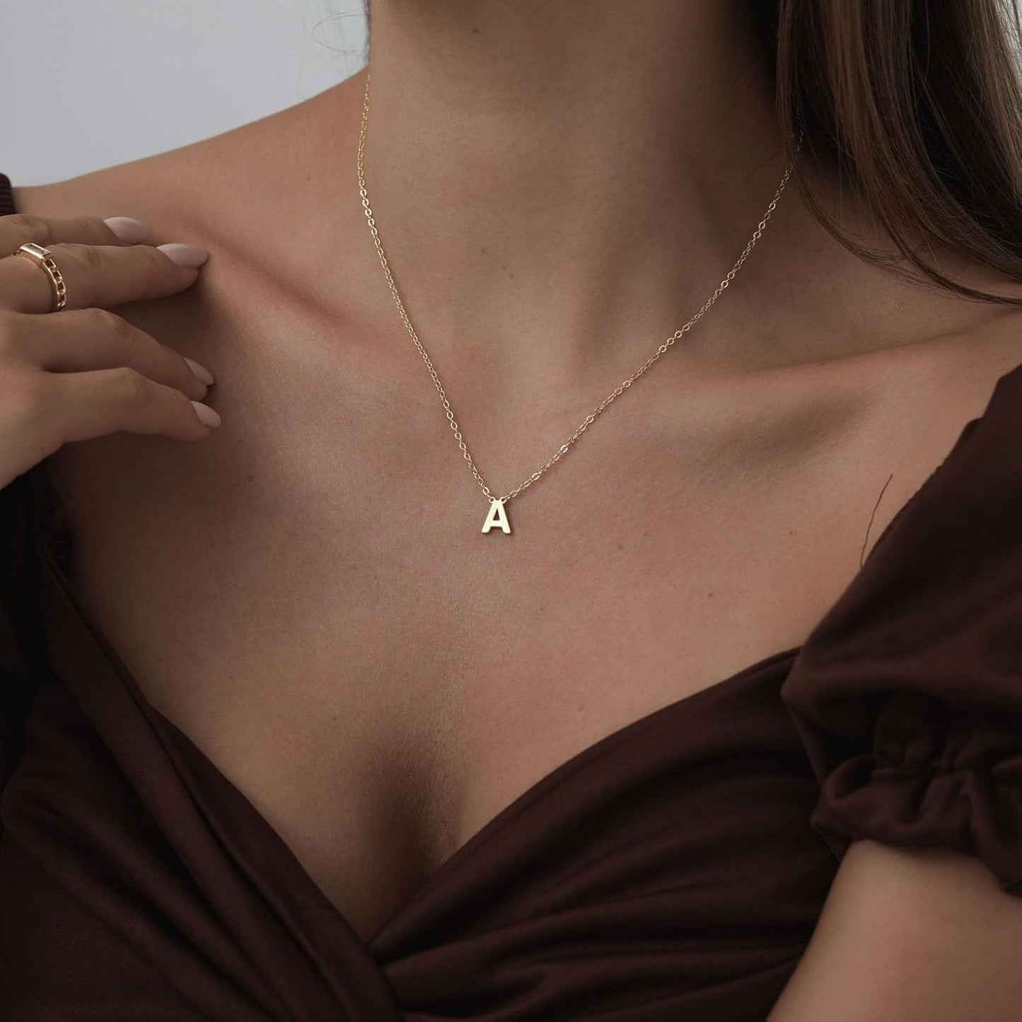 Delicate Heart Pendant Necklace, 14K Gold Plated Dainty Chain, Gift for Women