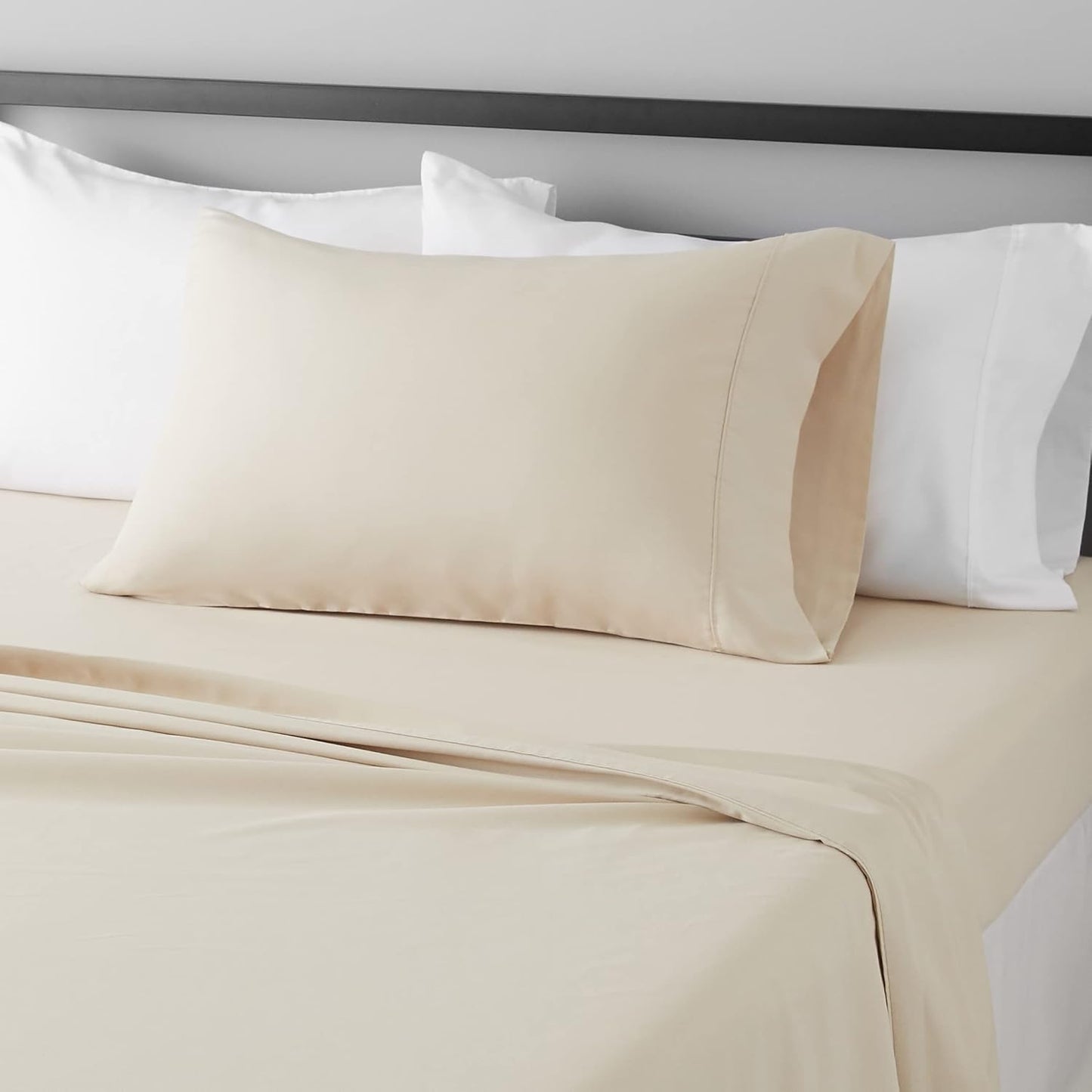 Lightweight Super Soft Easy Care Wrinkle Free Microfiber 3 count Bed Sheet Set with 14-Inch Deep Pockets