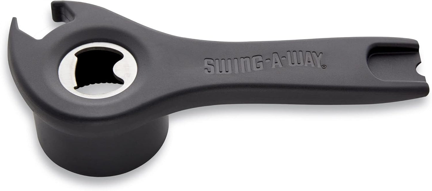 5-IN-1 Multi-Opener Tool Perfect for opening bottles, cans, and jars, Black
