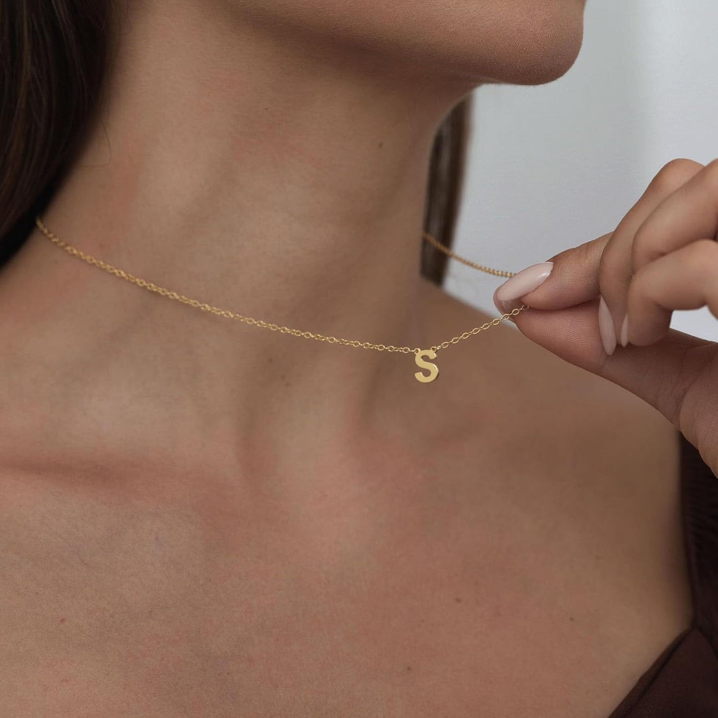 Delicate Heart Pendant Necklace, 14K Gold Plated Dainty Chain, Gift for Women