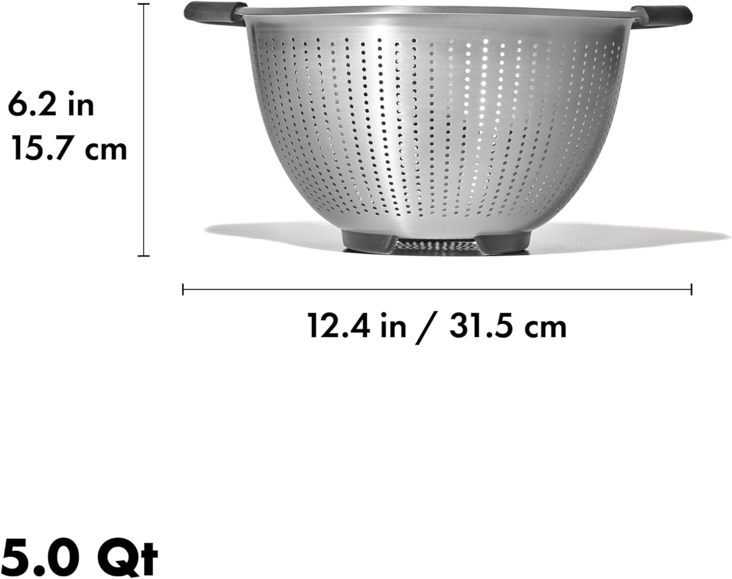 Good Grips Stainless Steel 5 qt./ 4.7 L Colander