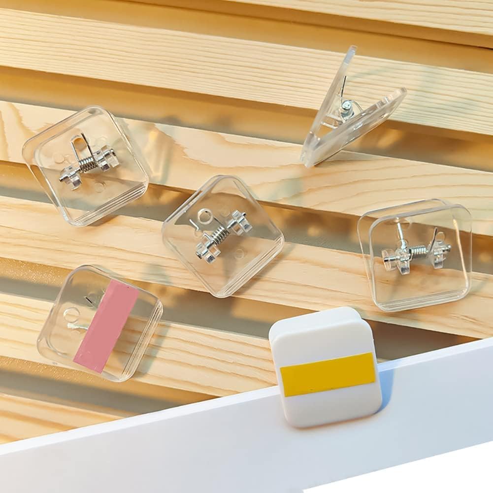 OMOMMD 20Pcs White Plastic Chip Bag Clips Sealing Food Clips Snack Bag Clips Photo Clips Binder Clips Paper Clamps Hinge Clips Tape Adhesives and Fasteners