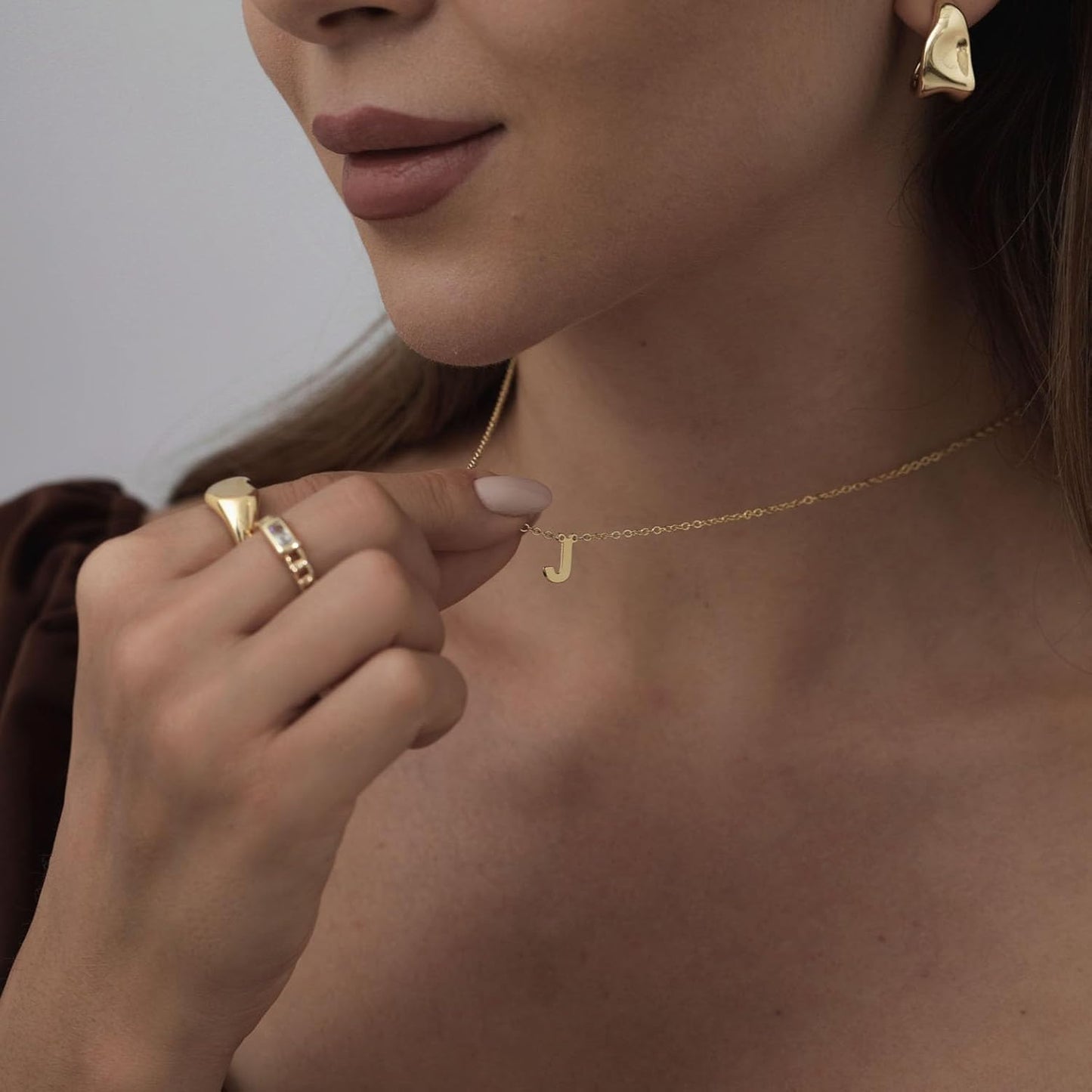 Delicate Heart Pendant Necklace, 14K Gold Plated Dainty Chain, Gift for Women