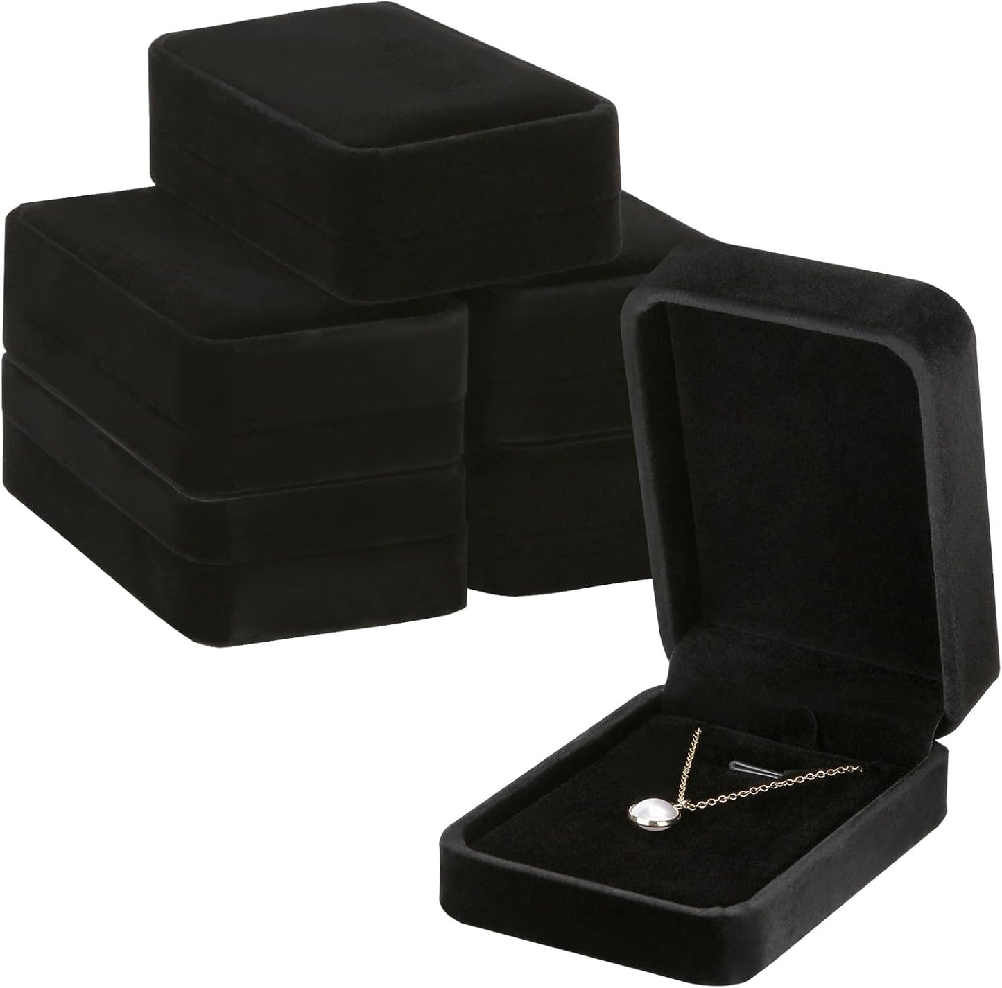 6 Pieces Jewelry Gift Boxes for Christmas Wedding Engagement Birthday Anniversary