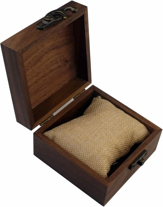 Walnut Wood Box for Crafts, Jewelry Box and watch box Wooden Keepsake Box Gift