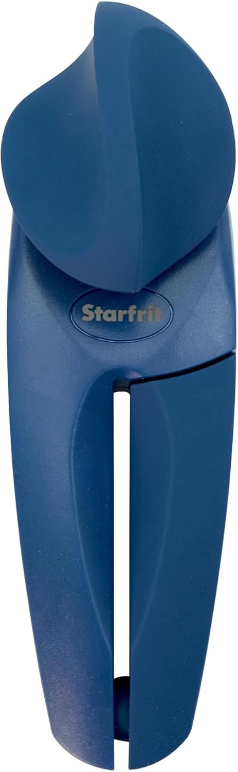 Can Opener - Safe No-Sharp-Edge Design, Holds Lid - Heavy Duty Comfort Grip