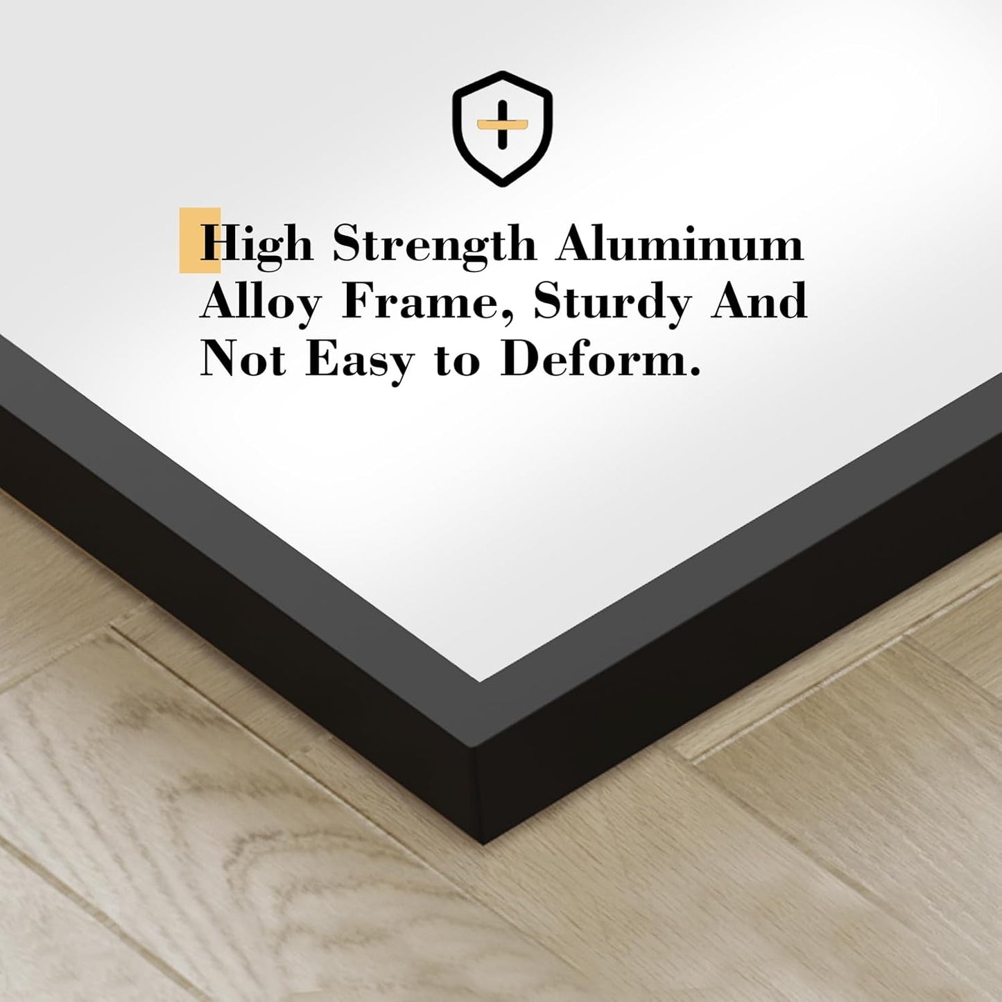 Full Length Mirror 59"x17" Full Body Floor Mirror for Bedroom or Cloakroom, Can Stand Alone