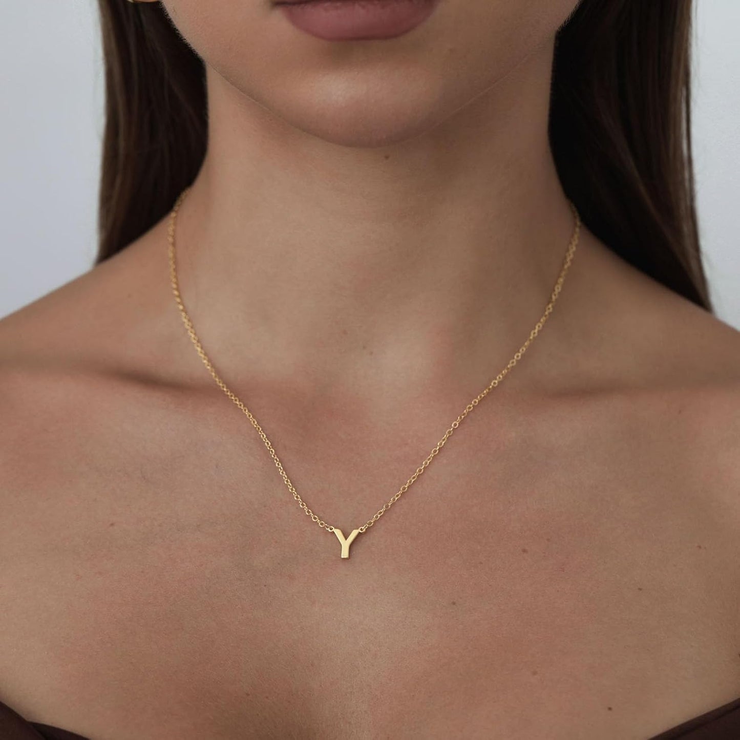 Delicate Heart Pendant Necklace, 14K Gold Plated Dainty Chain, Gift for Women
