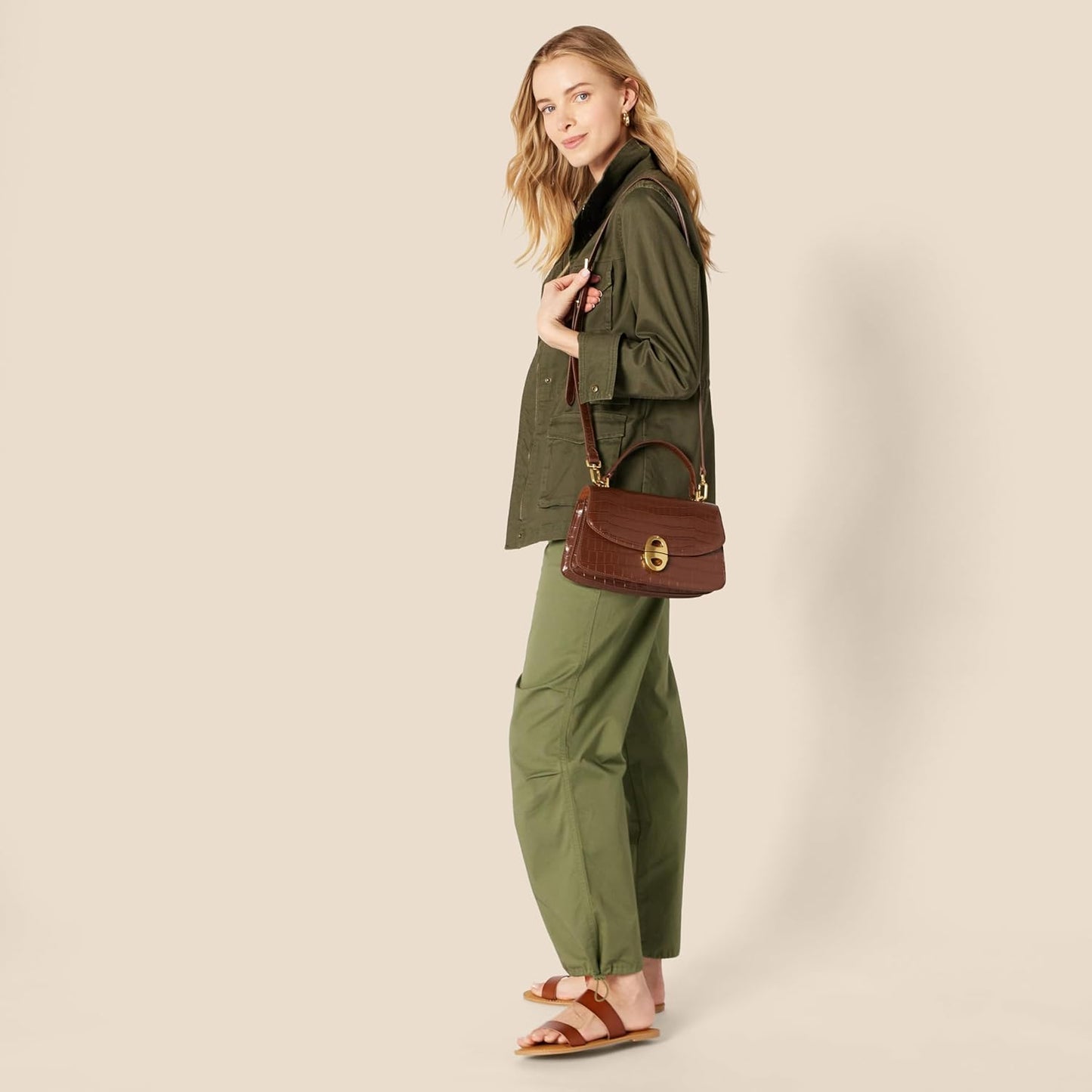 Women's High-end Top Handle Handbag