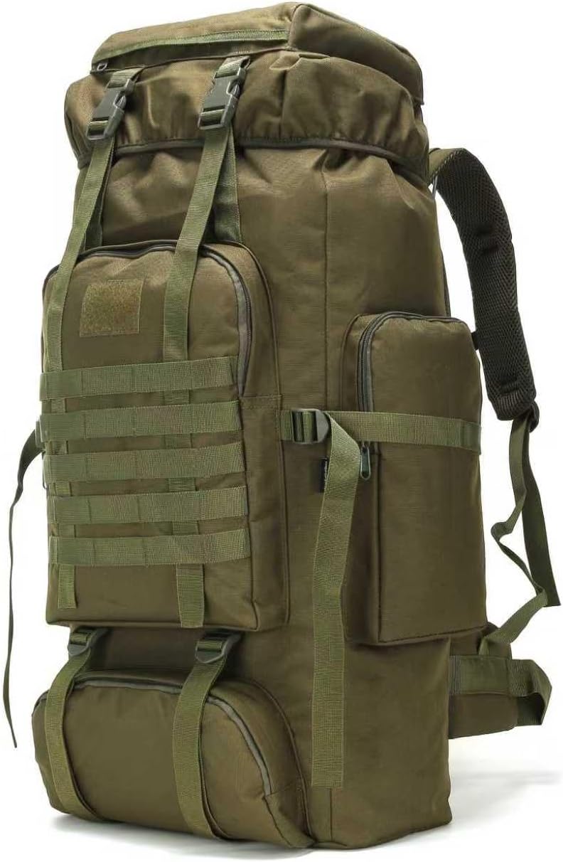 Hiking Backpack for Men 70L Camping Backpack Military Rucksack - 3 Days Assault Pack for Climbing