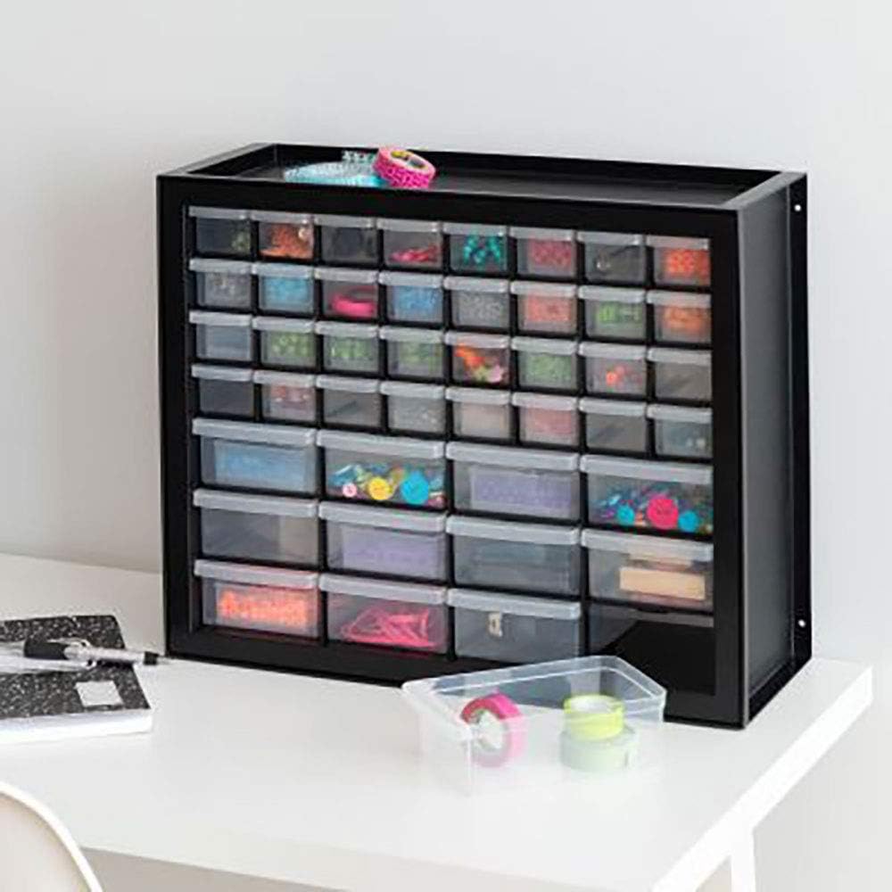 Screw Tool Organizer Small Parts Cabinet, 44-Drawer, Electronics Hardware Nuts Storage Drawers