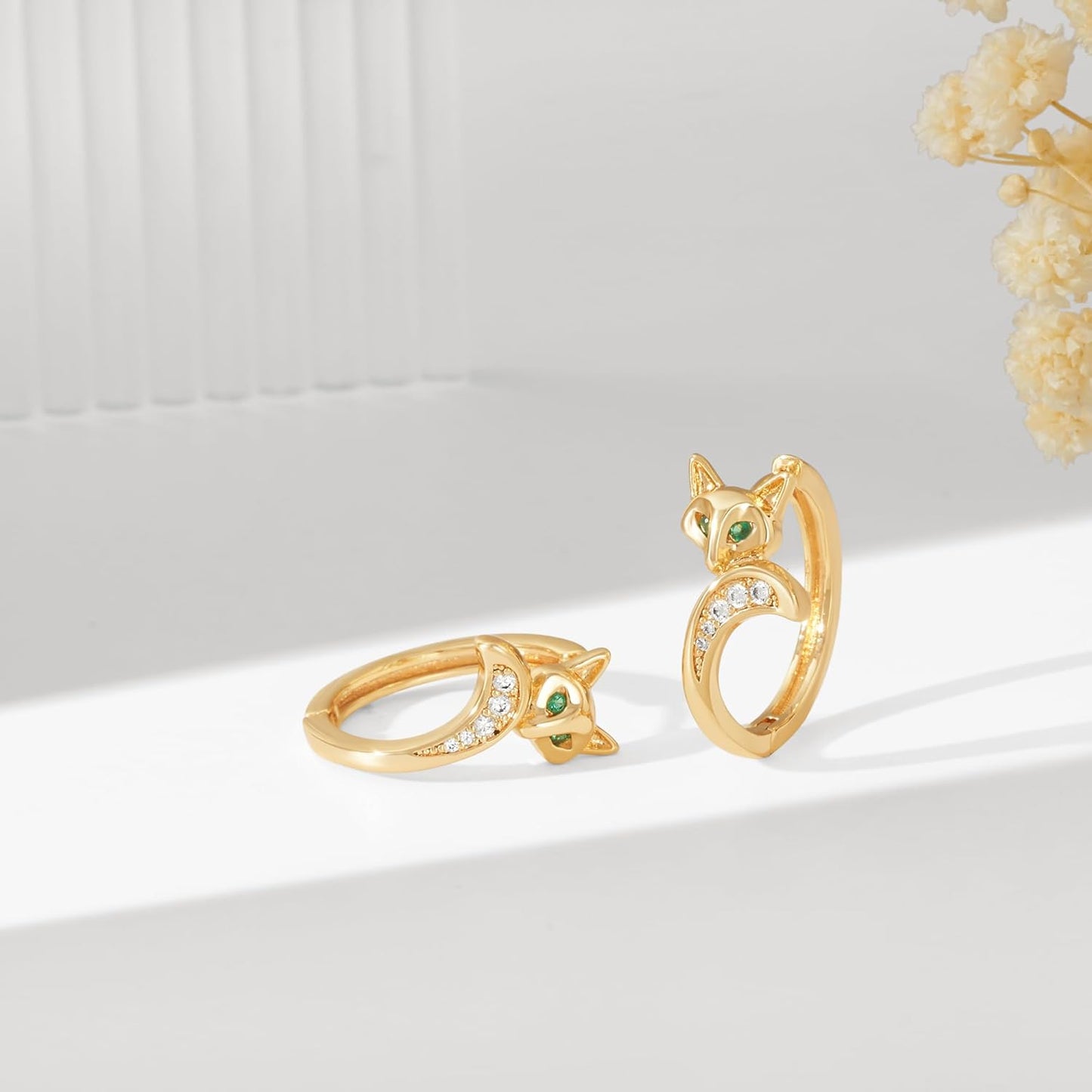 Cubic Zirconia Huggie Earrings 14k Gold Plated Tiny Earrings Small Huggie Hoop Earrings Simple Lightweight Hoops Gift for Women