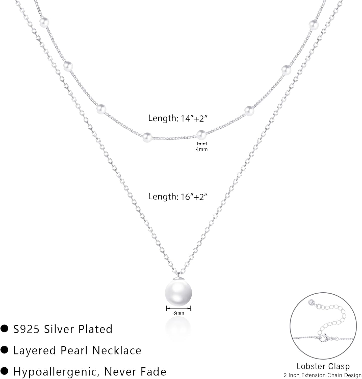 Colorful Beaded Initial Necklace for Girls & Women - Dainty Choker, Perfect Gift for Teens