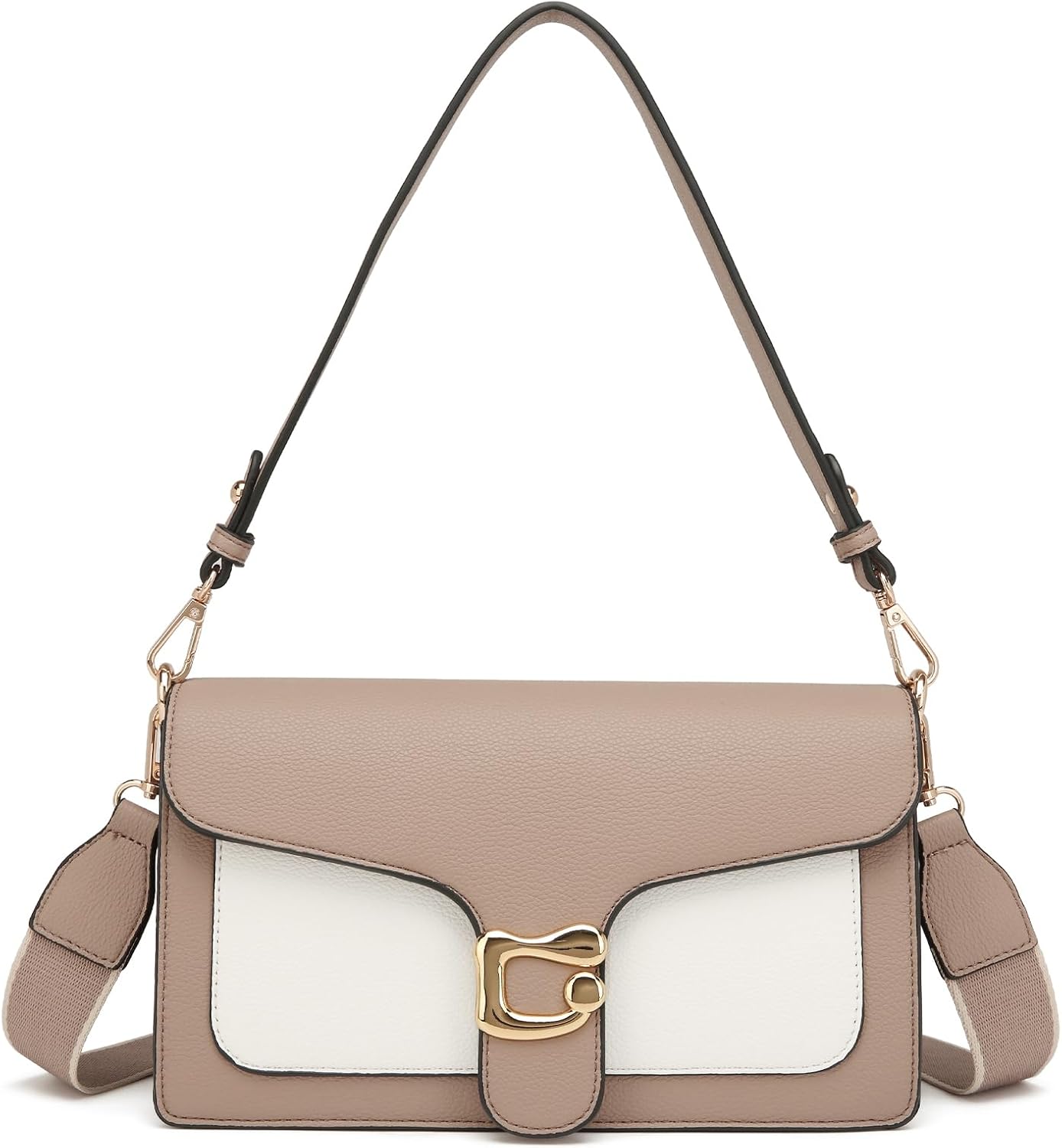 Crossbody Bags for Women Trendy - Small  Bag Leather Handbags Evening Clutch with 2 Straps