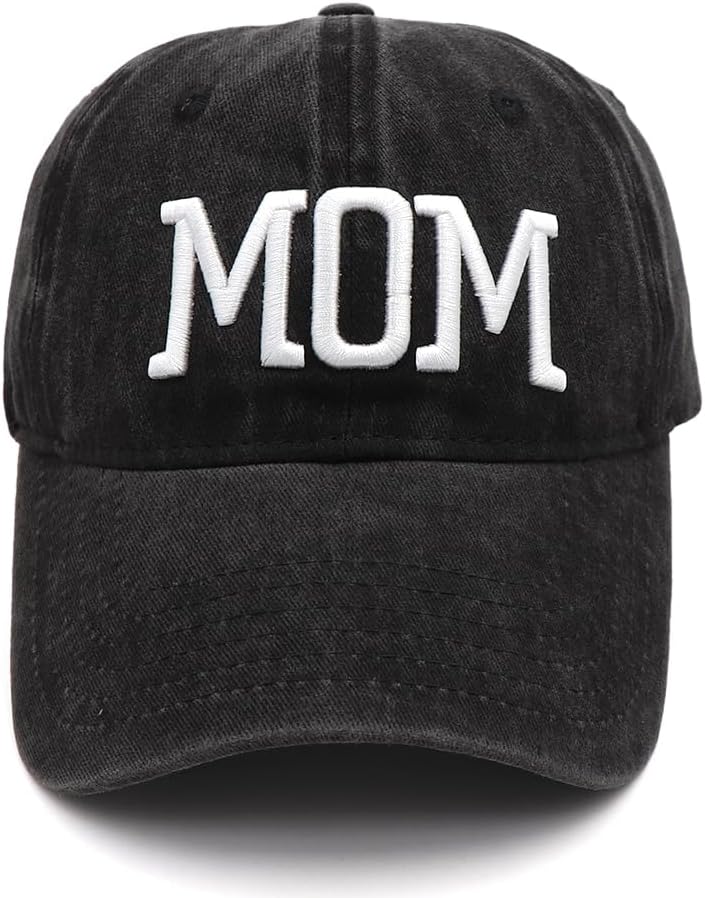 Mom and Dad Hats New Mom Gifts Embroidered Hats for Men Women Adjustable Baseball Cap