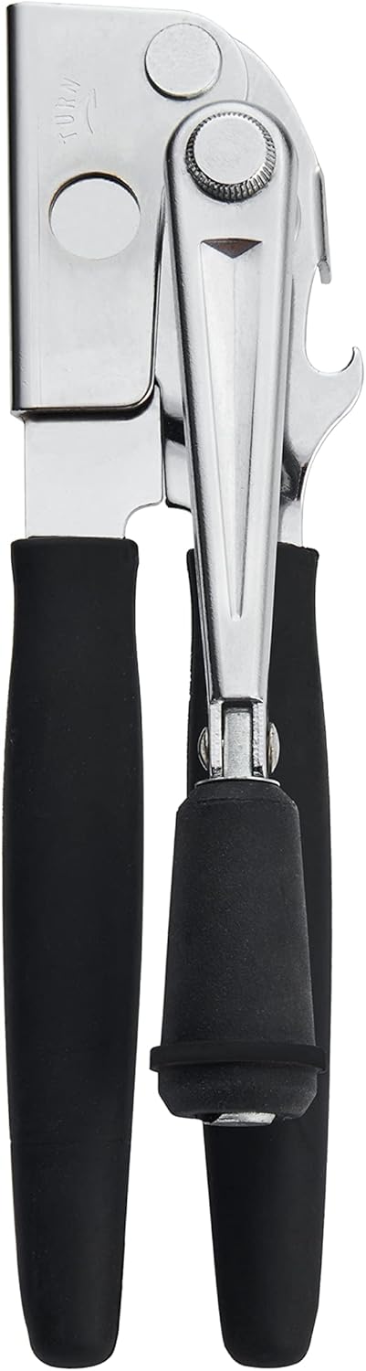 Easy-Crank Can Opener with Folding Crank Handle, Black, 3.50 x 4.50 x 10.50