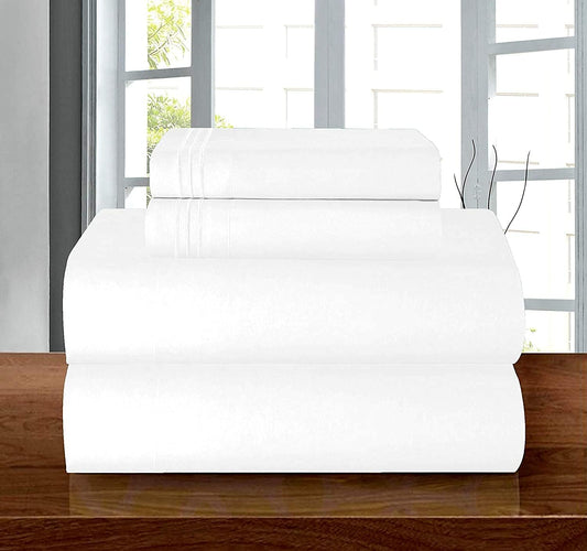 Resistant Coziest Bedding Set, All Around Elastic Fitted Sheet, Deep Pocket up to 16inch, Queen