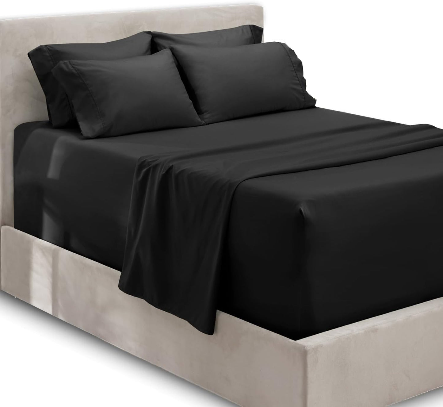 Extra Deep Pocket King Size Sheets Sets -Extra Deep Pocket Sheets - 6 count King Size