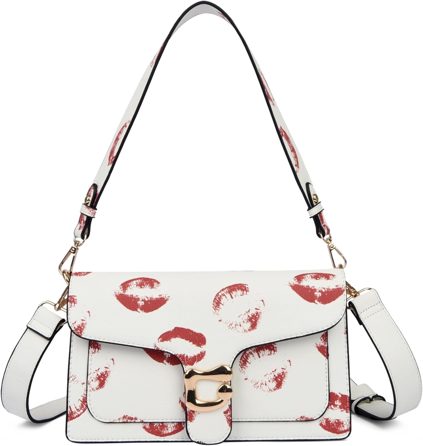 Crossbody Bags for Women Trendy - Small  Bag Leather Handbags Evening Clutch with 2 Straps