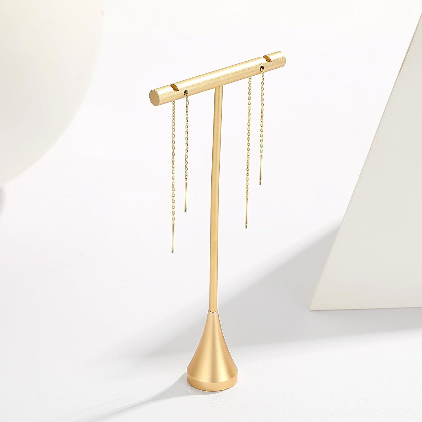 Chain Earrings for Women 18K Gold Plated Dainty Bar Drop Dangle Hypoallergenic Line Dangly Jewelry Gift for Teen Girls
