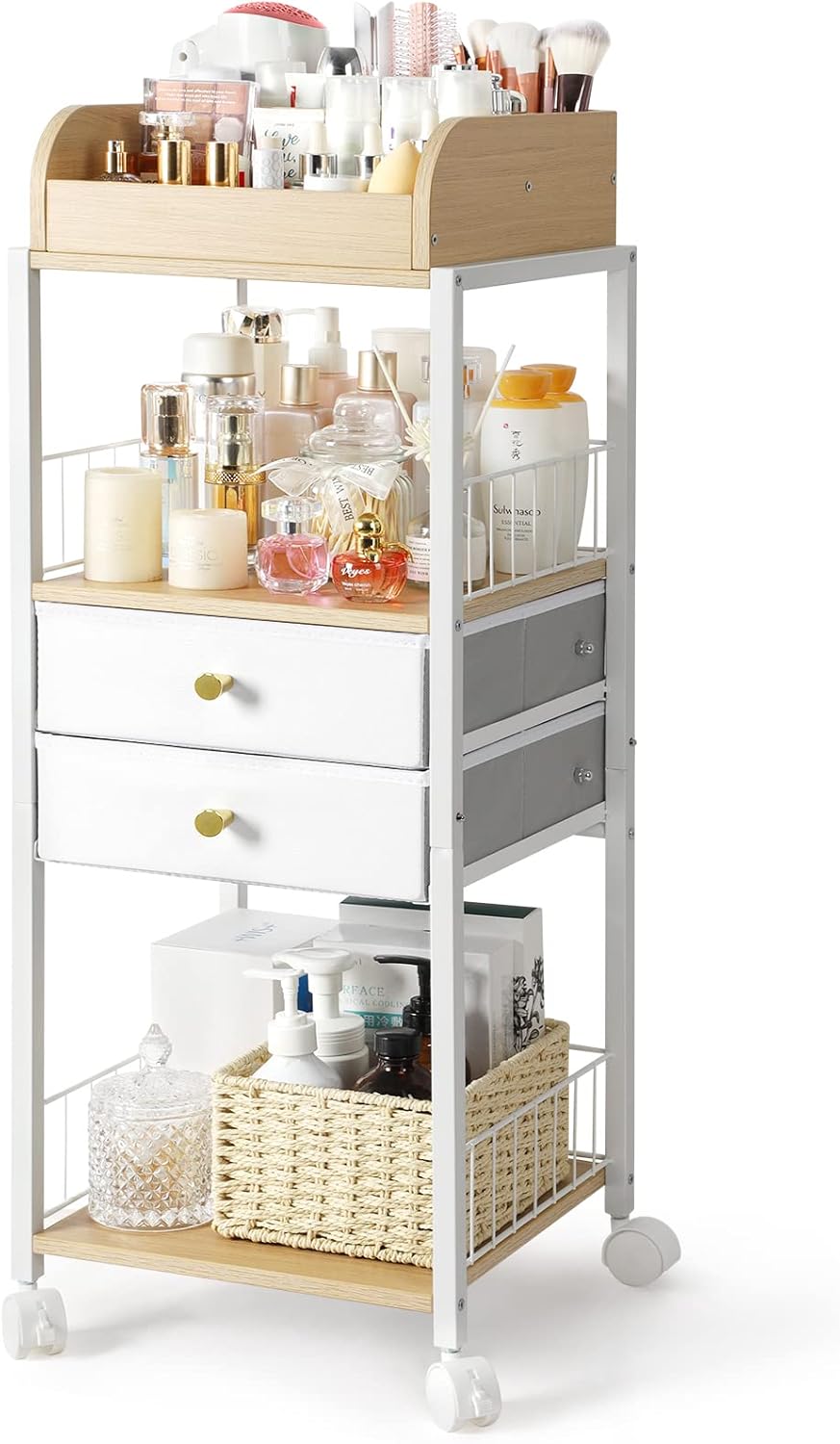 Makeup Organizer, Floor Skincare Organizers, Make Up Organizers and Storage with Drawers