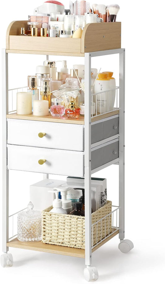 Makeup Organizer, Floor Skincare Organizers, Make Up Organizers and Storage with Drawers