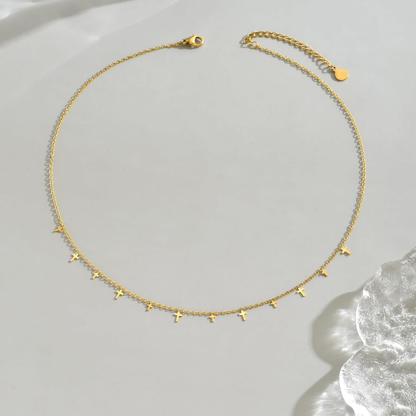 Colorful Beaded Initial Necklace for Girls & Women - Dainty Choker, Perfect Gift for Teens