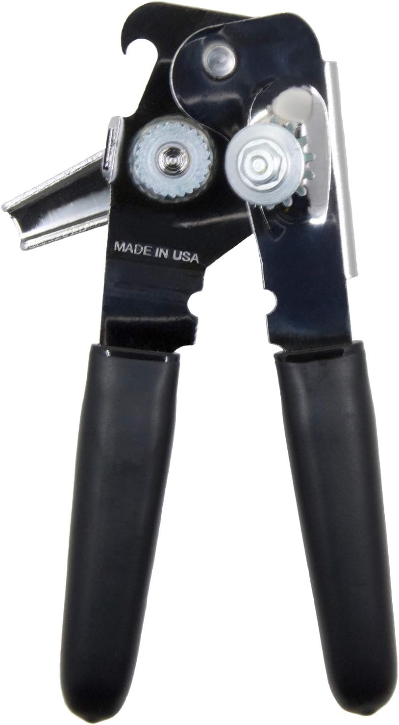 Manual Can Opener- Made in USA - Sold by Vets - Easy Turn - Manual Can Opener