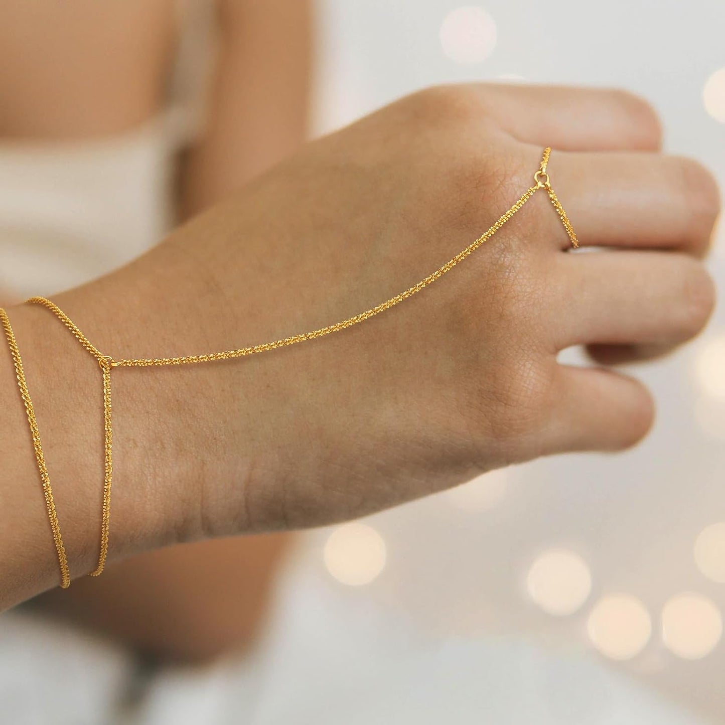 Gold Bracelets for Women, 14K Dainty Gold Plated Stackable Bracelets for Women Trendy Waterproof CZ Tennis Bracelet Set