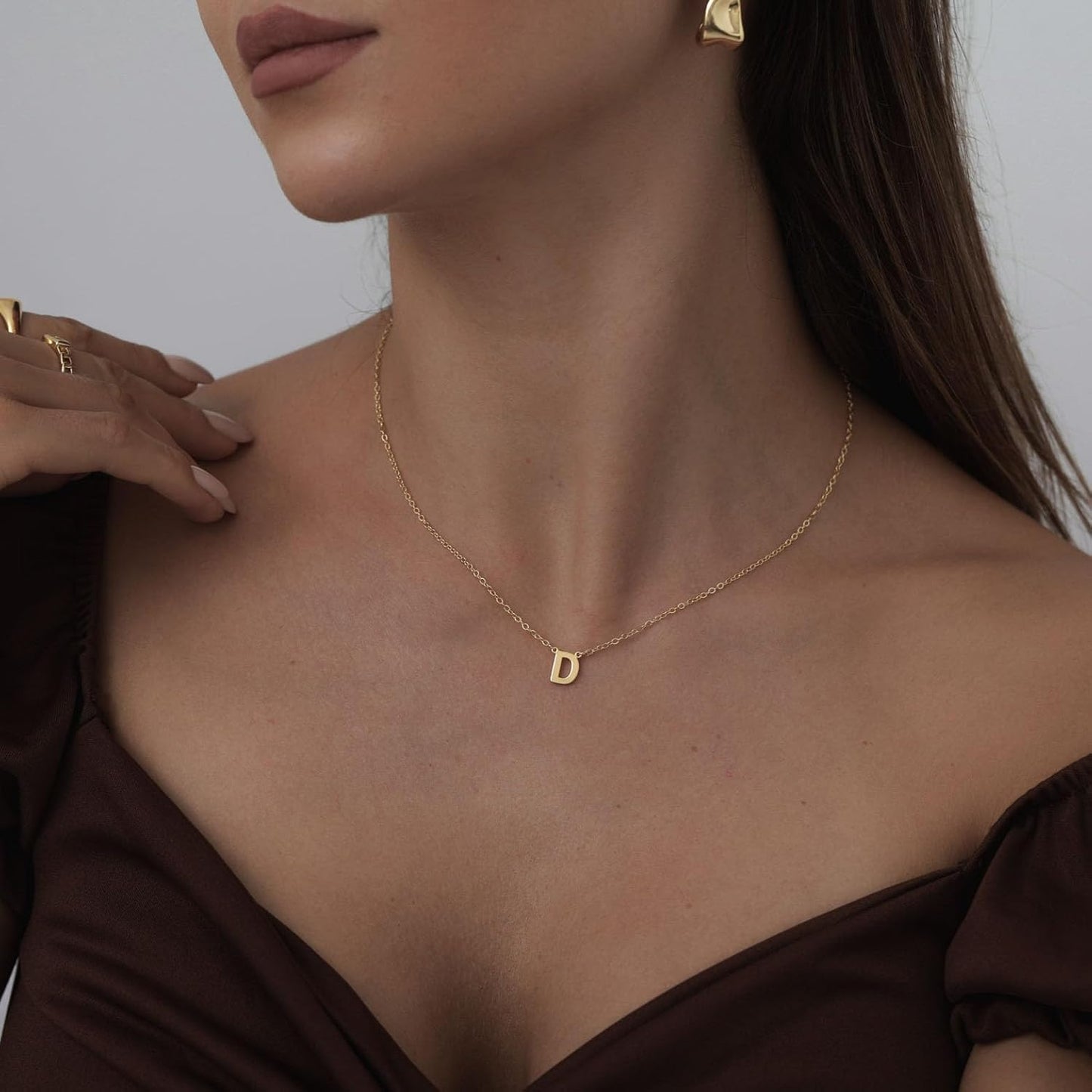Delicate Heart Pendant Necklace, 14K Gold Plated Dainty Chain, Gift for Women