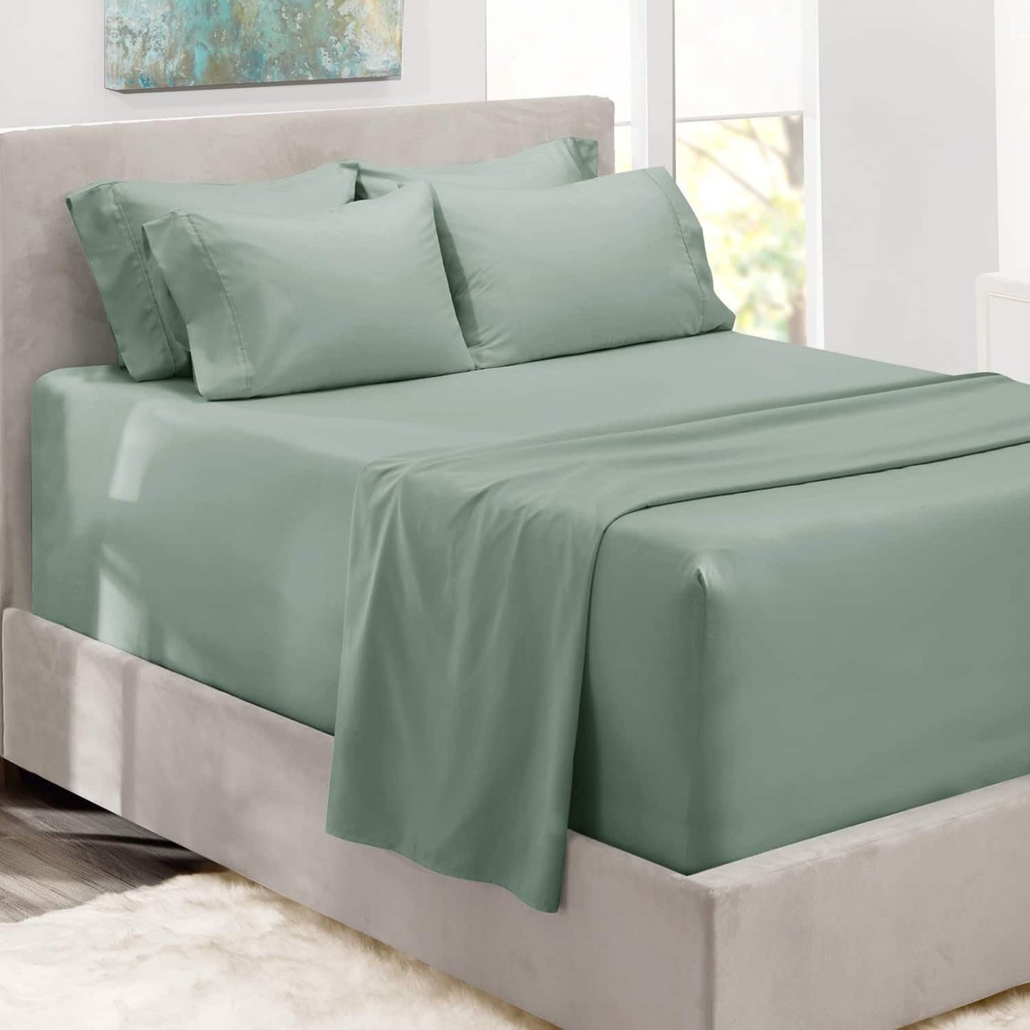 Extra Deep Pocket King Size Sheets Sets -Extra Deep Pocket Sheets - 6 count King Size