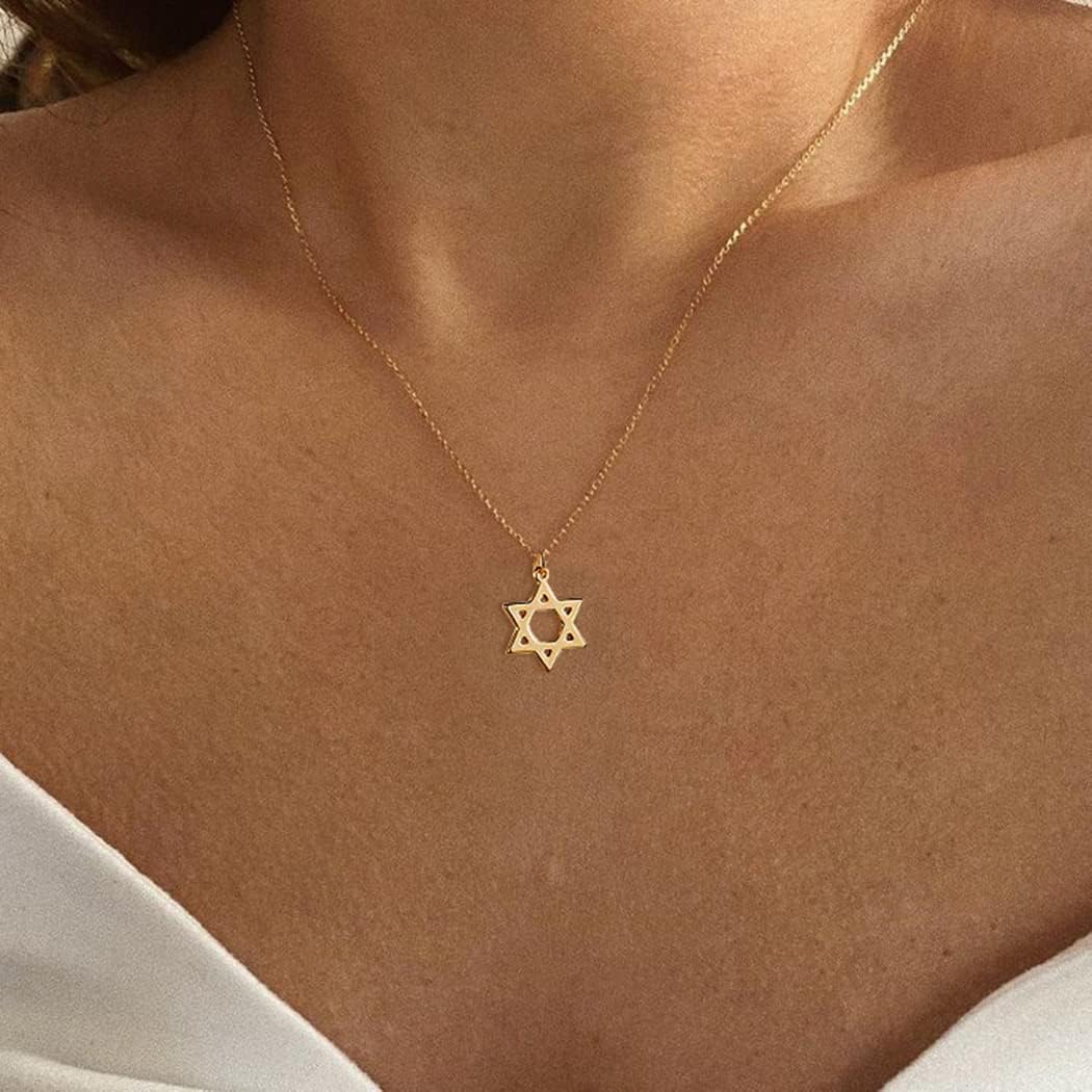 Evil Eye Necklace: 14K Gold Plated Blue CZ Diamond Boho Pendant for Women, Protection Gift
