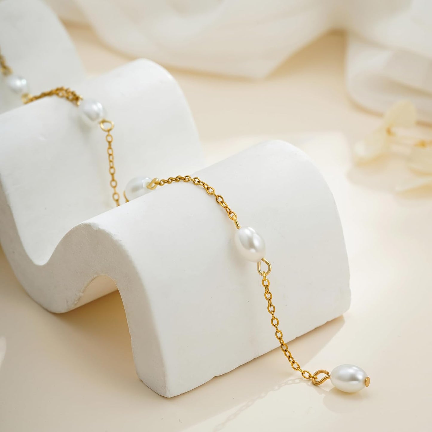 Dainty Y-Shape Lariat Body Chain: 14K Gold Plated Non-Tarnish Layered Necklace & Choker Set for Women