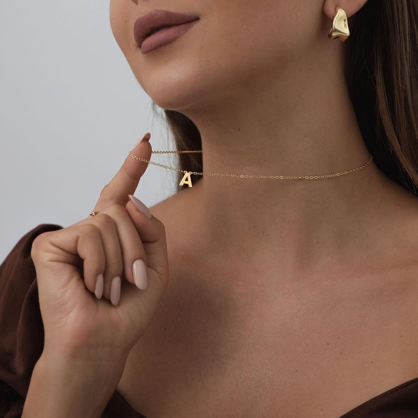 Delicate Heart Pendant Necklace, 14K Gold Plated Dainty Chain, Gift for Women