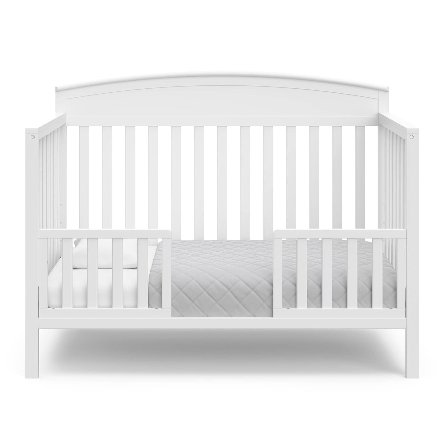 5-in-1 Convertible Crib Converts from Baby Crib to Toddler Bed, Daybed, Fits Standard Full-Size Crib Mattress