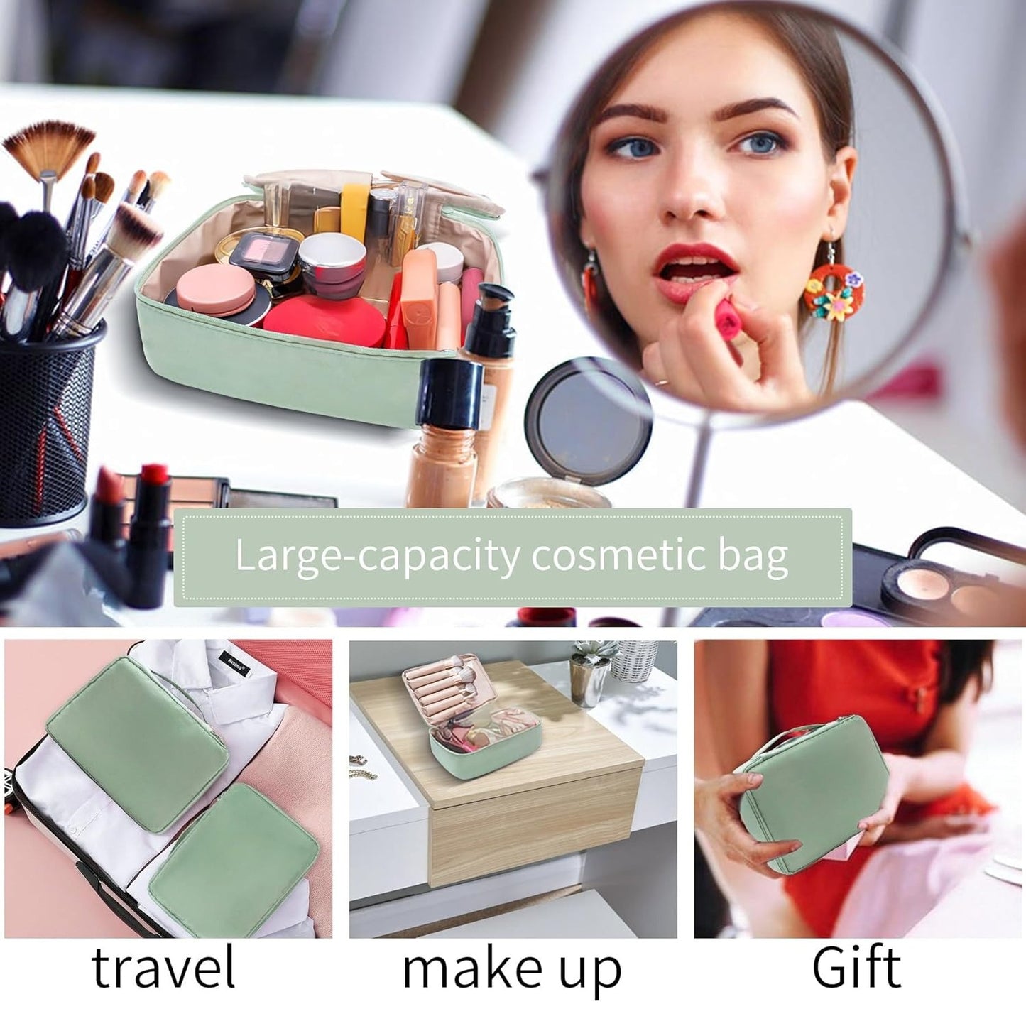 Travel Makeup Bag Cosmetic Bag Makeup Bag Toiletry bag for women and men