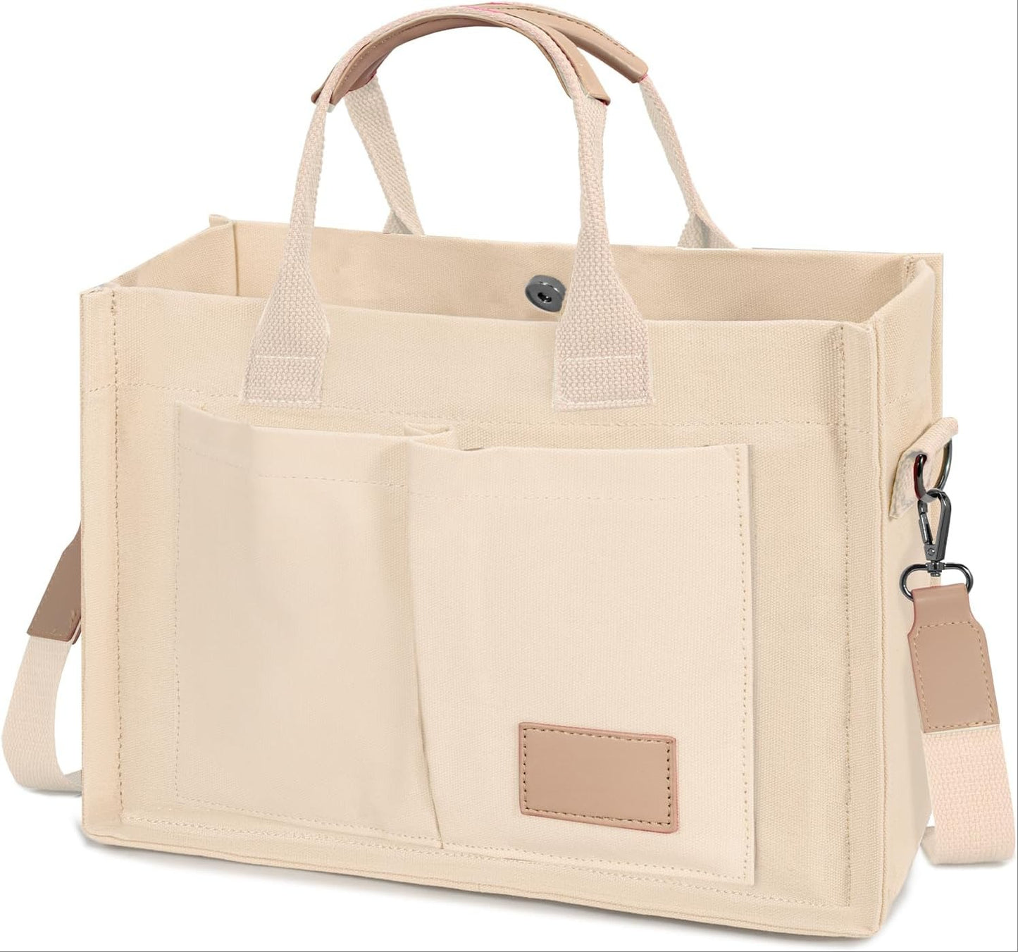 Tote Bags for Women Canvas Tote Purse Crossbody with Pockets Top Handle Shoulder Satchel Bag for Women