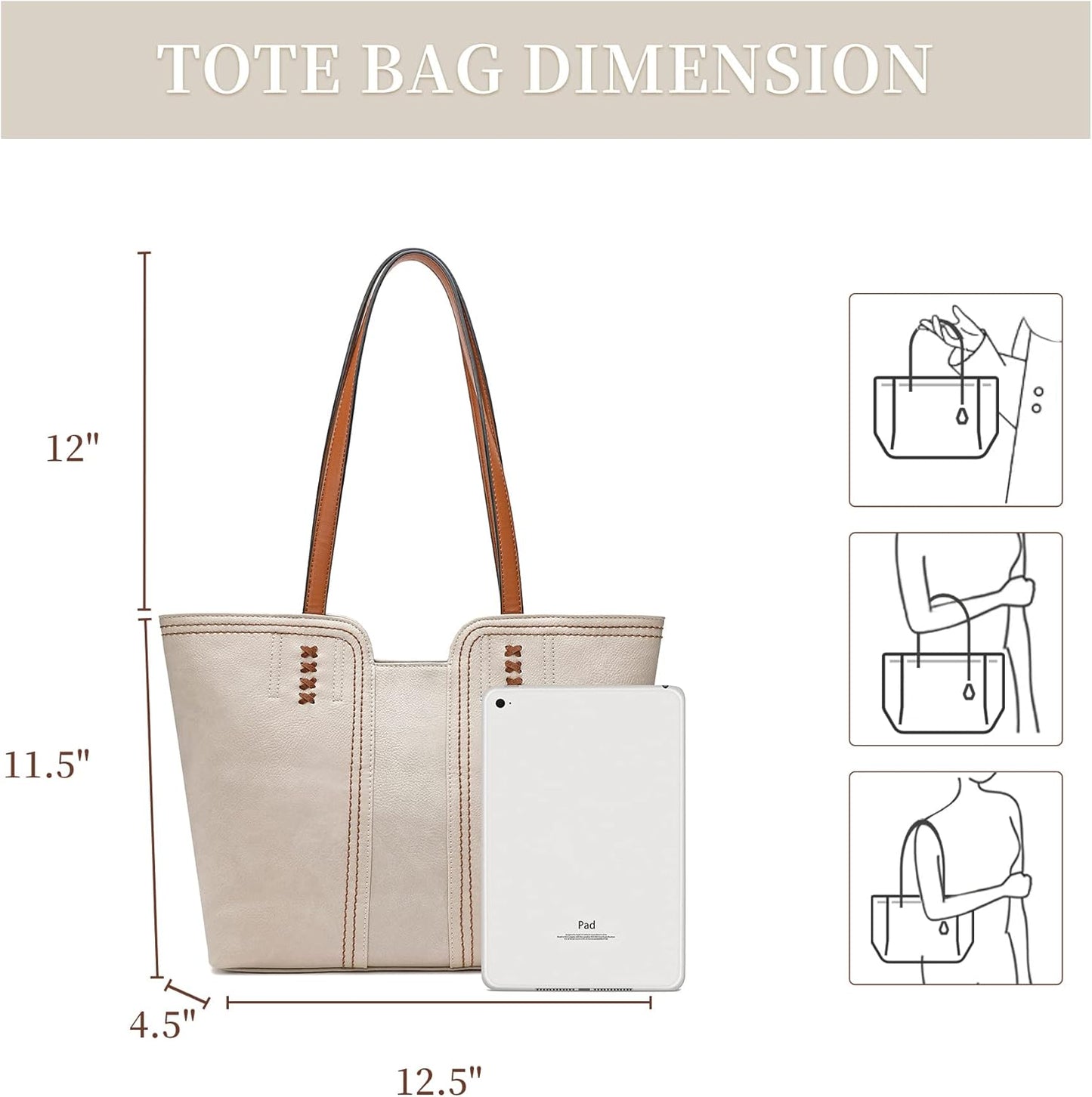 Tote Bag for Women Top Handle Satchel Purse
