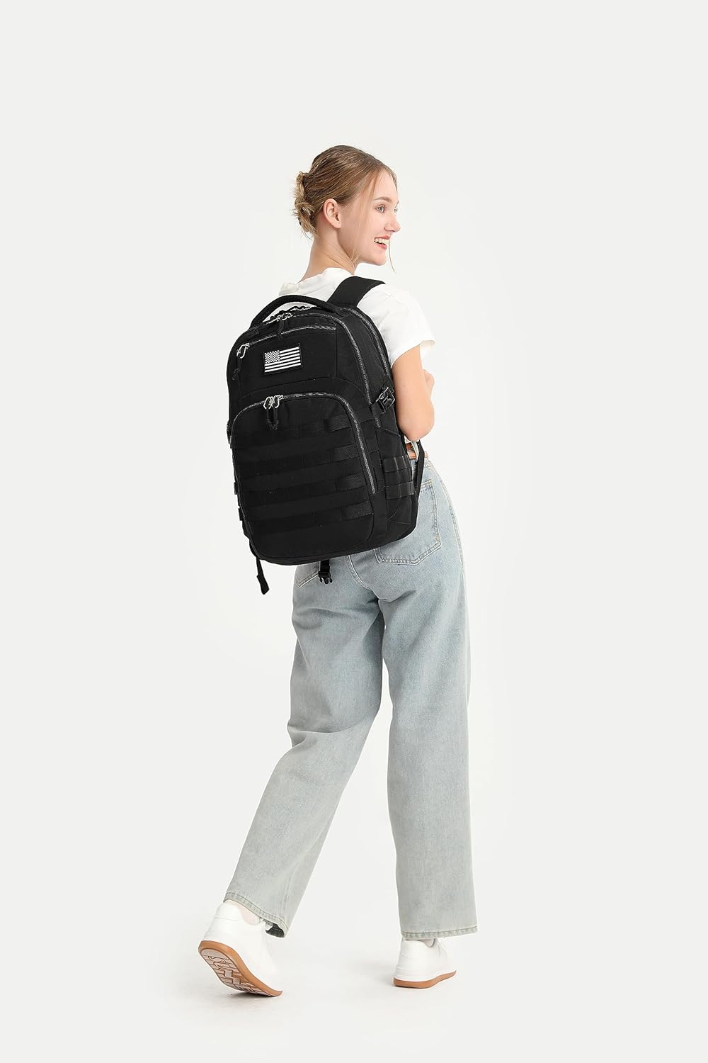 Military tactical backpack, backpack for men black small tactical assault bag