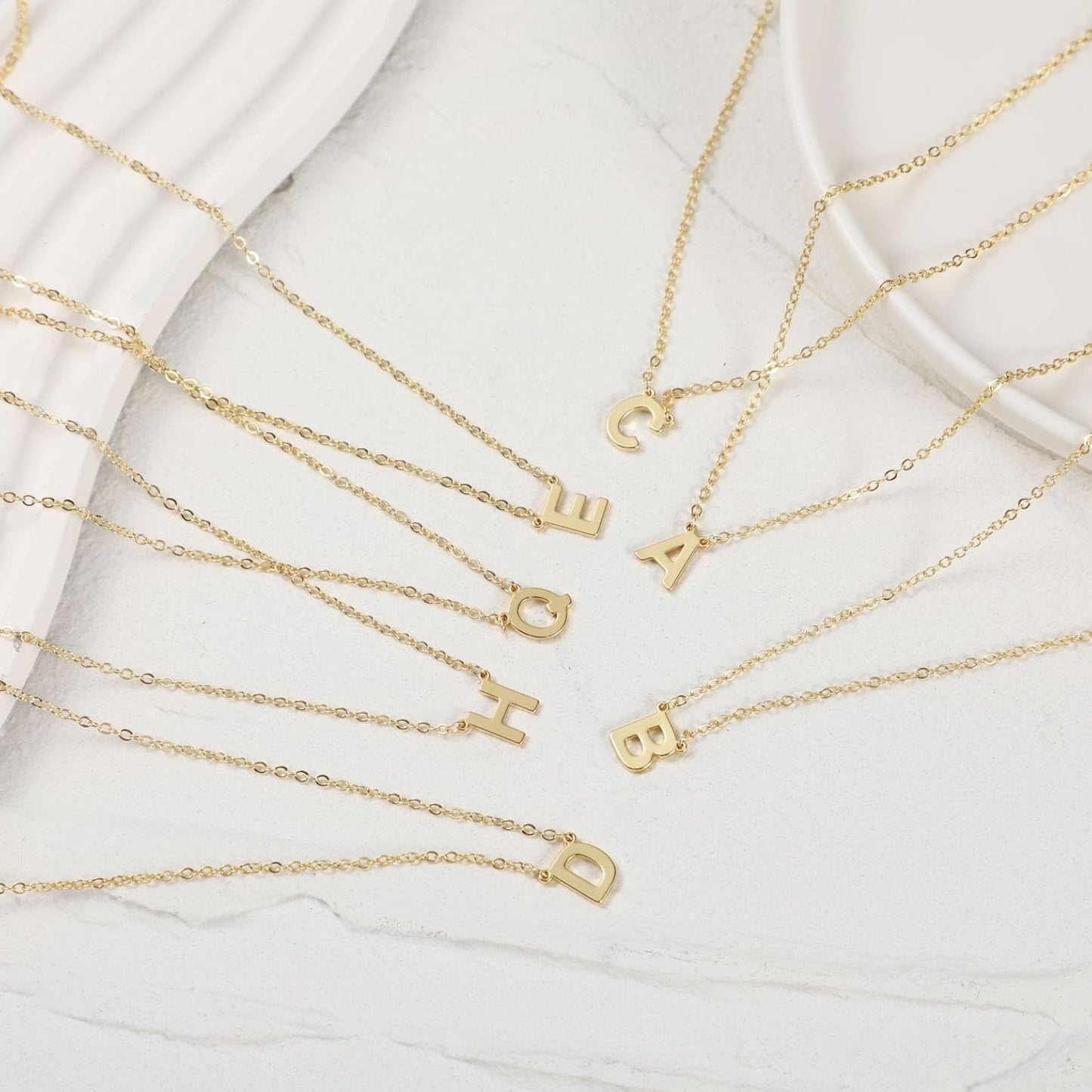 Delicate Heart Pendant Necklace, 14K Gold Plated Dainty Chain, Gift for Women