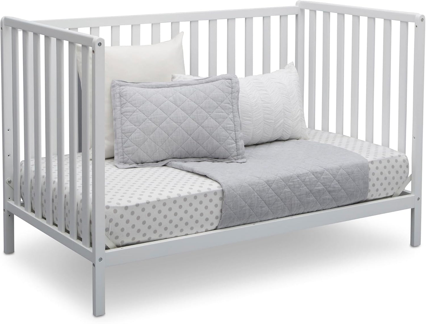 4-in-1 Convertible Crib - Gold Certified, Crib to Toddler Bed, Daybed, Fits Standard Full-Size Crib Mattress