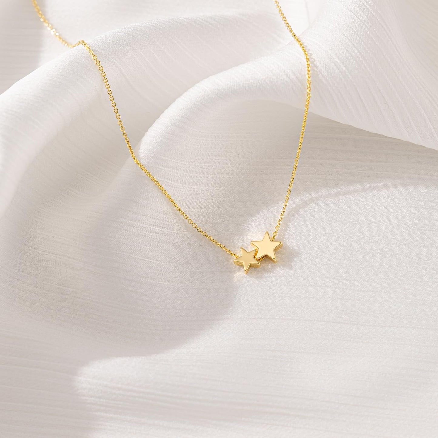 14K Gold Plated Dainty Necklace For Women: Softball/Volleyball/Sunflower/Bee/Butterfly Pendant, 16.5"+2" Ext Chain