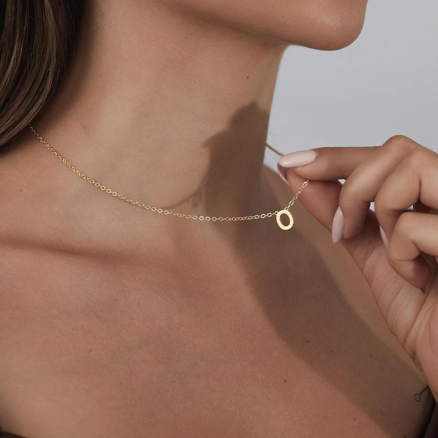 Delicate Heart Pendant Necklace, 14K Gold Plated Dainty Chain, Gift for Women