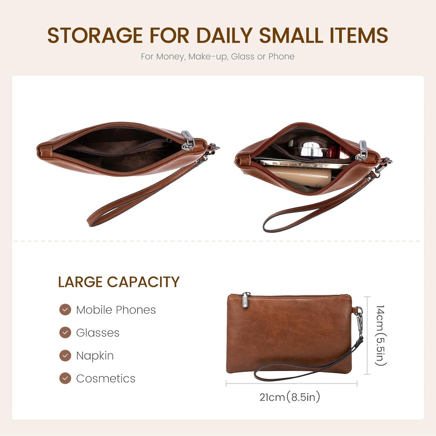 15.6 Inch Large Capacity Vintage Leather Work Computer Bag, Business Casual Shoulder Handbag