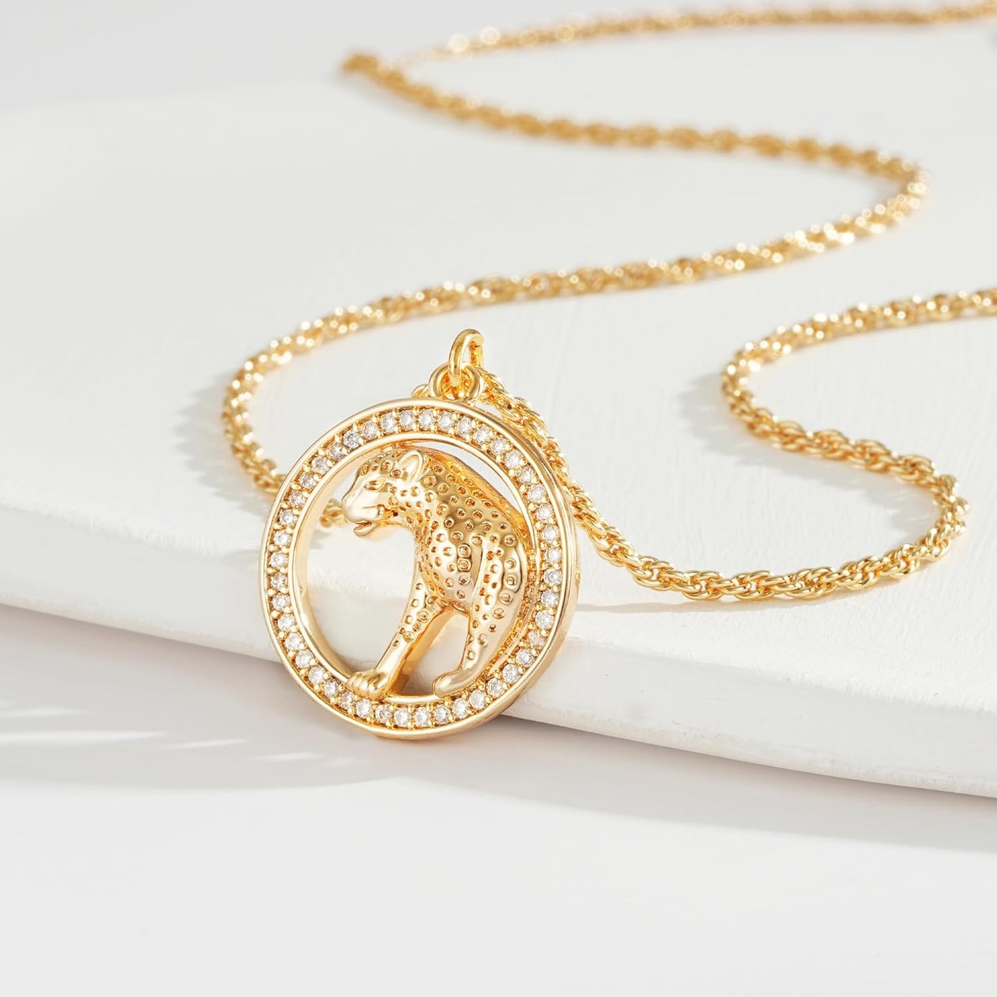 Gold Pendant Necklace for Women 14K Gold Plated Snake/Butterfly/Bee/Hummingbird Animal Necklace Dainty Necklace Simple Delicate Jewelry